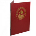 Book Cloth Deluxe Menu Cover (5 1/2"x8 1/2")